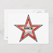 Rockstar Postcard (weißer Hintergrund) Postkarte (Vorne/Hinten)