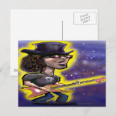 Rockstar Postkarte (Vorne/Hinten)