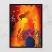 Rockstar Postkarte (Vorderseite)