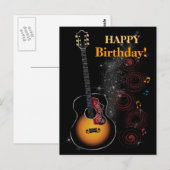 Rockstar Postkarte (Vorne/Hinten)