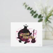 Rockstar Princess Postkarte (Stehend Vorderseite)