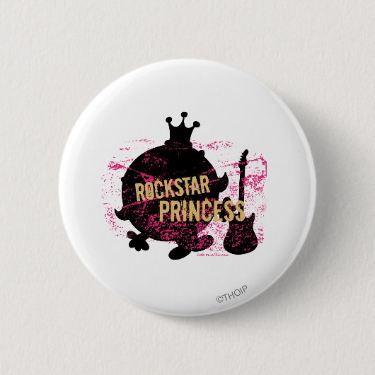 Rockstar-Prinzessin Button (Vorderseite)