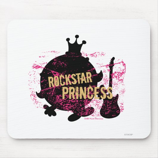 Rockstar-Prinzessin Mousepad (Vorne)