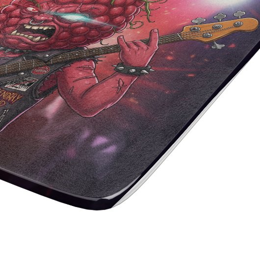 Rockstar Raspberry Schneidebrett (Ecke)