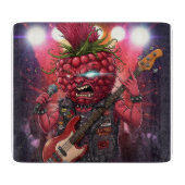 Rockstar Raspberry Schneidebrett (Vorderseite)