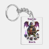 Rockstar Reptiles Midnight Jam Session Schlüsselanhänger (Vorderseite links)