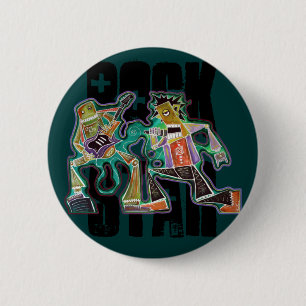 ROCKSTAR-ROBOTER Knopf Button