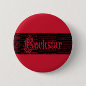 Rockstar rojo Button (Vorderseite)
