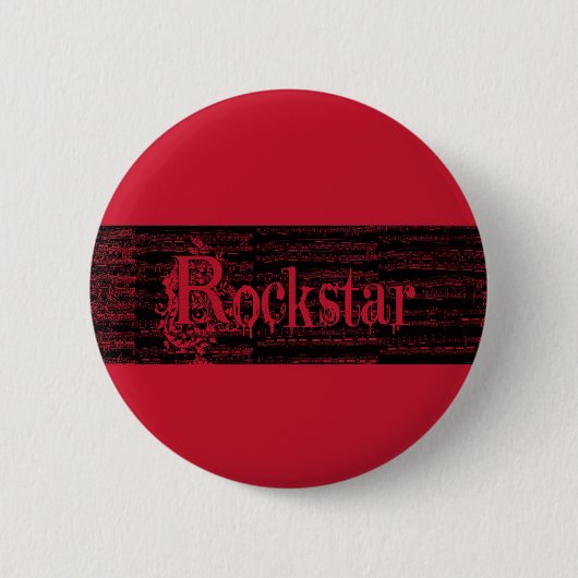Rockstar rojo Button (Vorderseite)