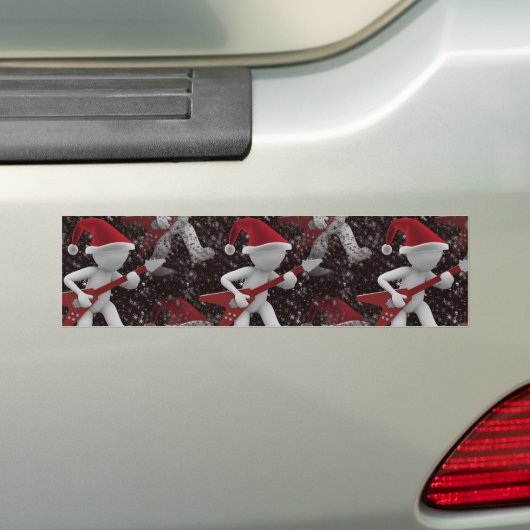 Rockstar Santa Autoaufkleber (Auf Auto)