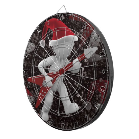 Rockstar Santa Dartscheibe (Vorderseite rechts)