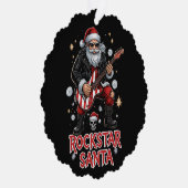 Rockstar Santa Paper Ornament (Rechts)