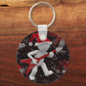 Rockstar Santa Schlüsselanhänger (Vorderseite)