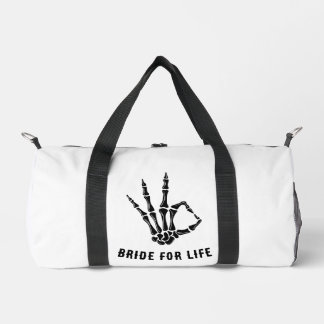 Rockstar-Skeleton-Braut-Tasche Duffle Bag