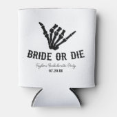 Rockstar Skeleton Junggeselinnen-Abschied überbrüc Dosenkühler (Vorderseite)