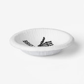 Rockstar Skeleton Junggeselinnen-Abschied überbrüc Pappteller (Gewinkelt)