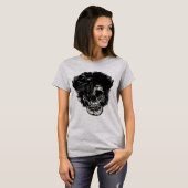Rockstar Skull mit Wildhaar T-Shirt (Vorne ganz)
