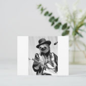 Rockstar Sloth #2 Postkarte (Stehend Vorderseite)