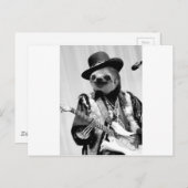 Rockstar Sloth #2 Postkarte (Vorne/Hinten)