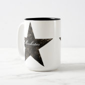 Rockstar Tasse (Grungebeschaffenheiten) (Vorderseite Links)