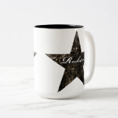 Rockstar Tasse (Grungebeschaffenheiten) (VorderseiteRechts)