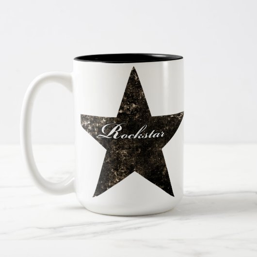 Rockstar Tasse (Grungebeschaffenheiten) (Links)