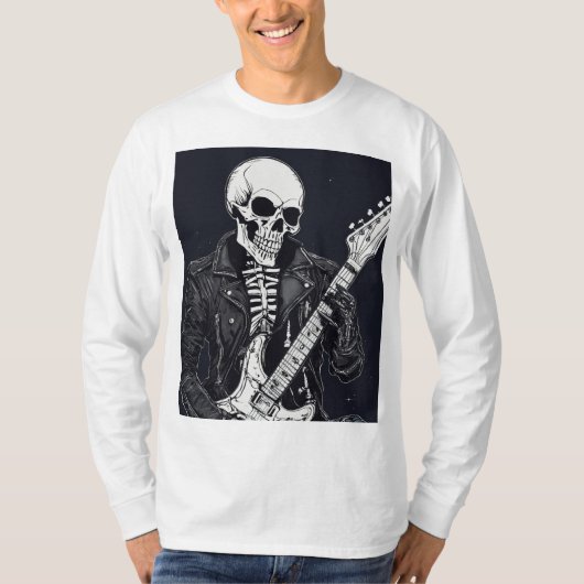 Rockstar Threads: Skull & Shades Collection T-Shirt (Vorderseite)