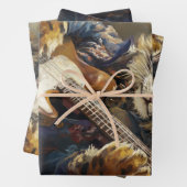 Rockstar Tiger Fun Animal Decoupage Paper Geschenkpapier Set (Beispiel)