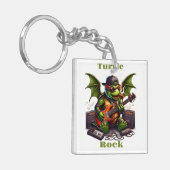Rockstar Turtles Midnight Jam Session Schlüsselanhänger (Vorderseite links)