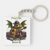 Rockstar Turtles Midnight Jam Session Schlüsselanhänger (Rückseite)