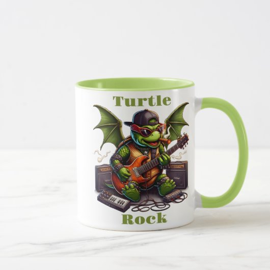 Rockstar Turtles Midnight Jam Session Tasse (Rechts)