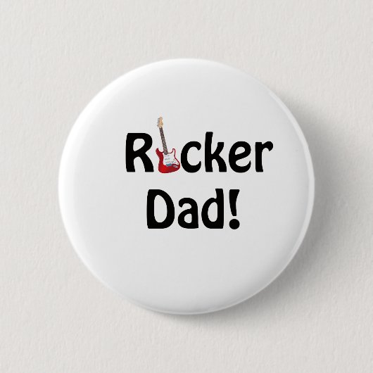 Rockstar-Vater Button (Vorderseite)