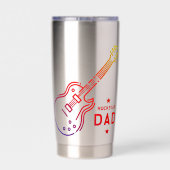 Rockstar Vater Guitar Thermobecher (Rückseite)