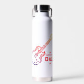 Rockstar Vater Guitar Trinkflasche (Vorne)