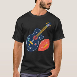 Rockstar Vater - Vatertag Gitarre Vibes 🎸 💙 T-Shirt