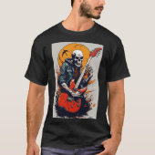 Rockstar Vibes: Skull & Cool T-Shirt (Vorderseite)