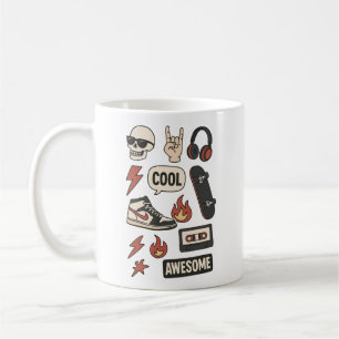 Rockstars-Jungen-Ästhetik Kaffeetasse