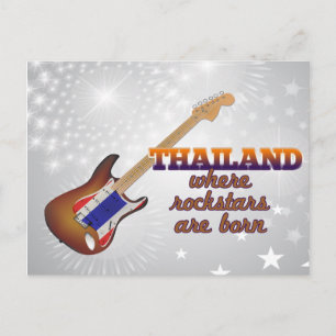 Rockstars sind in Thailand geboren Postkarte