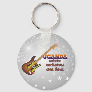 Rockstars sind in Uganda geboren Schlüsselanhänger