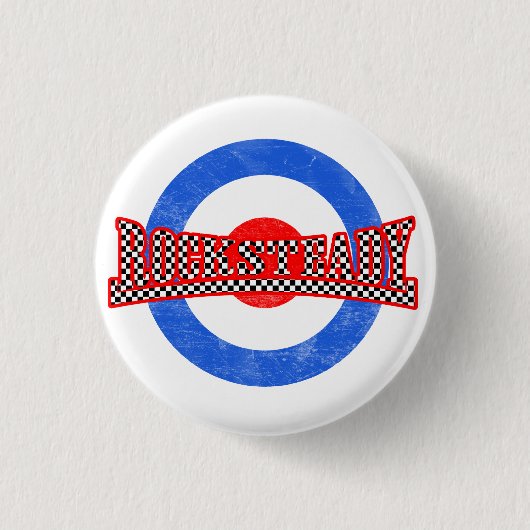 Rocksteady Karo Mod Button (Vorderseite)