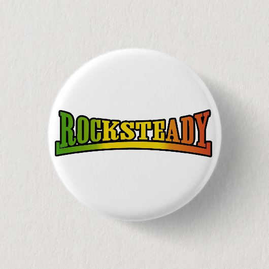 Rocksteady Reggae-Knopf Button (Vorderseite)
