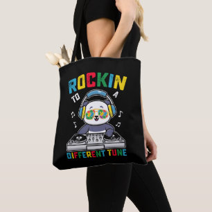 Rockt Nach Einer Anderen Melodie Panda-Autismus-Be Tasche