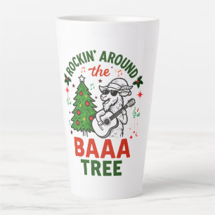 Rockt um den Baum mit einer coolen Weihnachtsziege Milchtasse