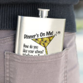 ROCKTAIL FLASK - ABENDESSEN, OLIVEN, MARTINI FLACHMANN (Beispiel)