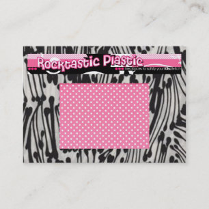 Rocktastic Plastik Visitenkarte