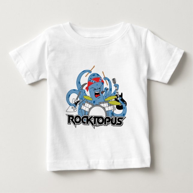 Rocktopus Baby T-shirt (Vorderseite)