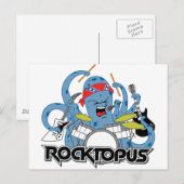 Rocktopus Postkarte (Vorne/Hinten)