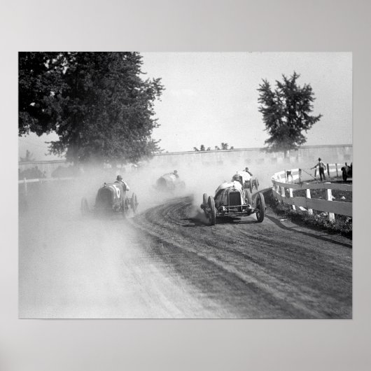 Rockville Fair Auto Races, 1923. Vintages Foto Poster (Vorne)