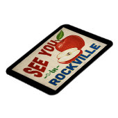 Rockville Maryland Apple - Vintage Travel Magnet (Linke Seite)