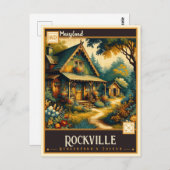 Rockville, Maryland | VINTAG Postkarte (Vorne/Hinten)
